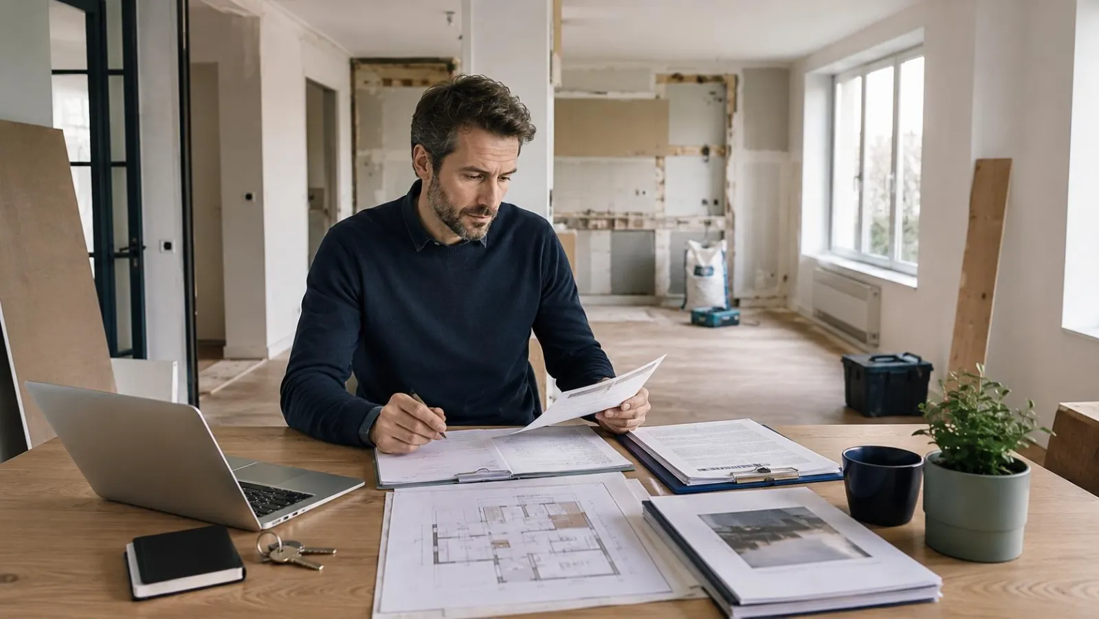 Congé pour travaux locataire et rénovation d'un appartement