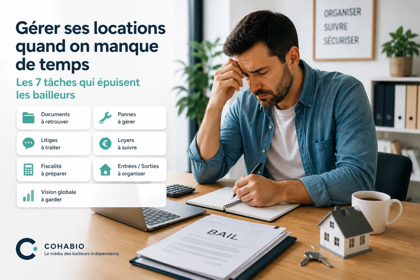 Gestion locative pour bailleur : documents, loyers, pannes et obligations à suivre