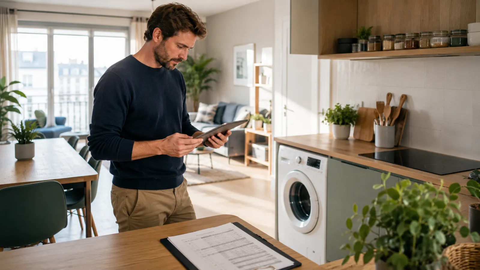 Lave-linge en location meublée