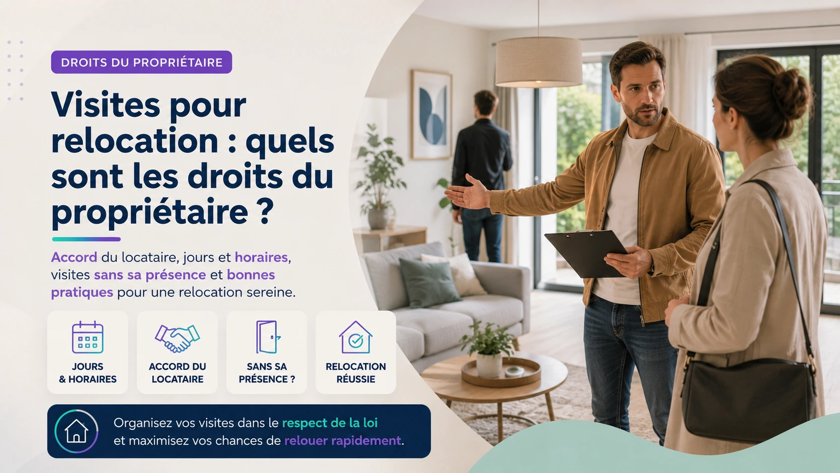 Visites pour relocation et droits du propriétaire