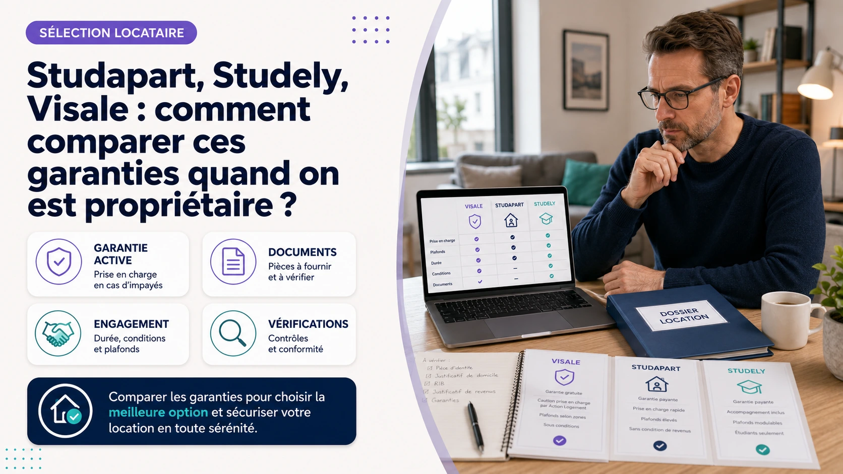 Studapart Studely Visale et garanties locatives pour propriétaire